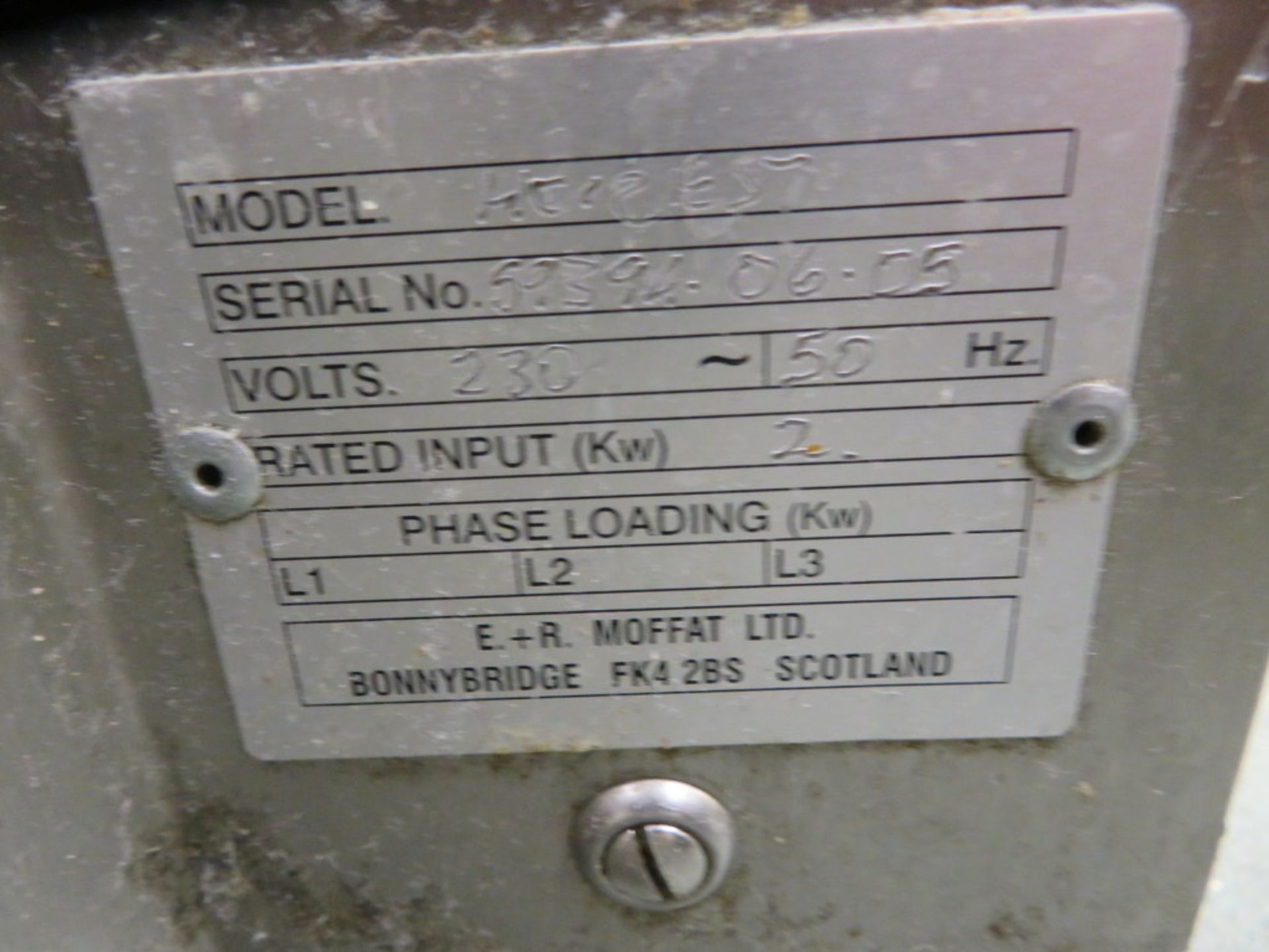 MOFFAT STAINLESS STEEL ELECTRIC HOT CUPBOARD - Image 3 of 3