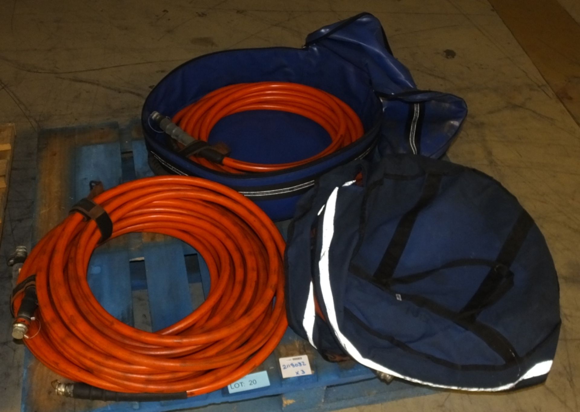 3x Holmatro Hydraulic Hoses in carry bags - Image 2 of 4