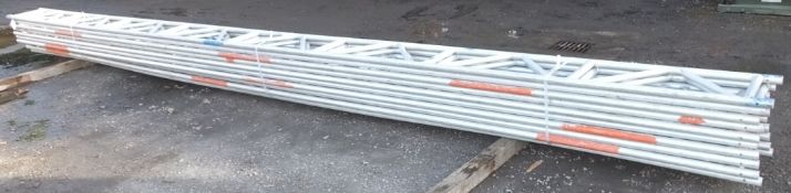 10x 8M Layher Ladder Beams - Staging Board sections - Unit Beam SS400 8.0M