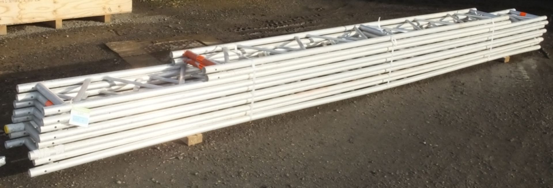 8x 6M Layher Ladder Beams - Staging Board sections - Unit Beam SS400 8.0M, 2x 4M Layher La