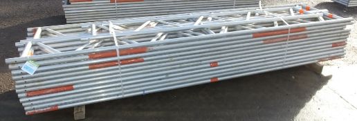 24x 4M Layher Ladder Beams - Staging Board sections - Unit Beam SS400 8.0M, 1x 3M Layher L