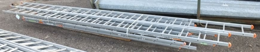 12x LFI Various lRung Ladders - Various Lengths