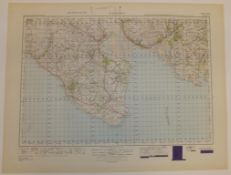 30x SCOTLAND MAP WIGTOWN 1INCH 1MILE 1948 POPULAR EDITION 4639 GSGS SHEET 91