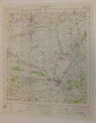 11x ENGLAND & WALES MAP SALISBURY 1INCH 1MILE 1960 7TH SERIES 4GSGS SHEET 167