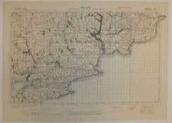 28x IRELAND MAP 1INCH 1MILE 1942 3RD EDITION 4136 GSGS SHEET 371 CASTLEMARTYR