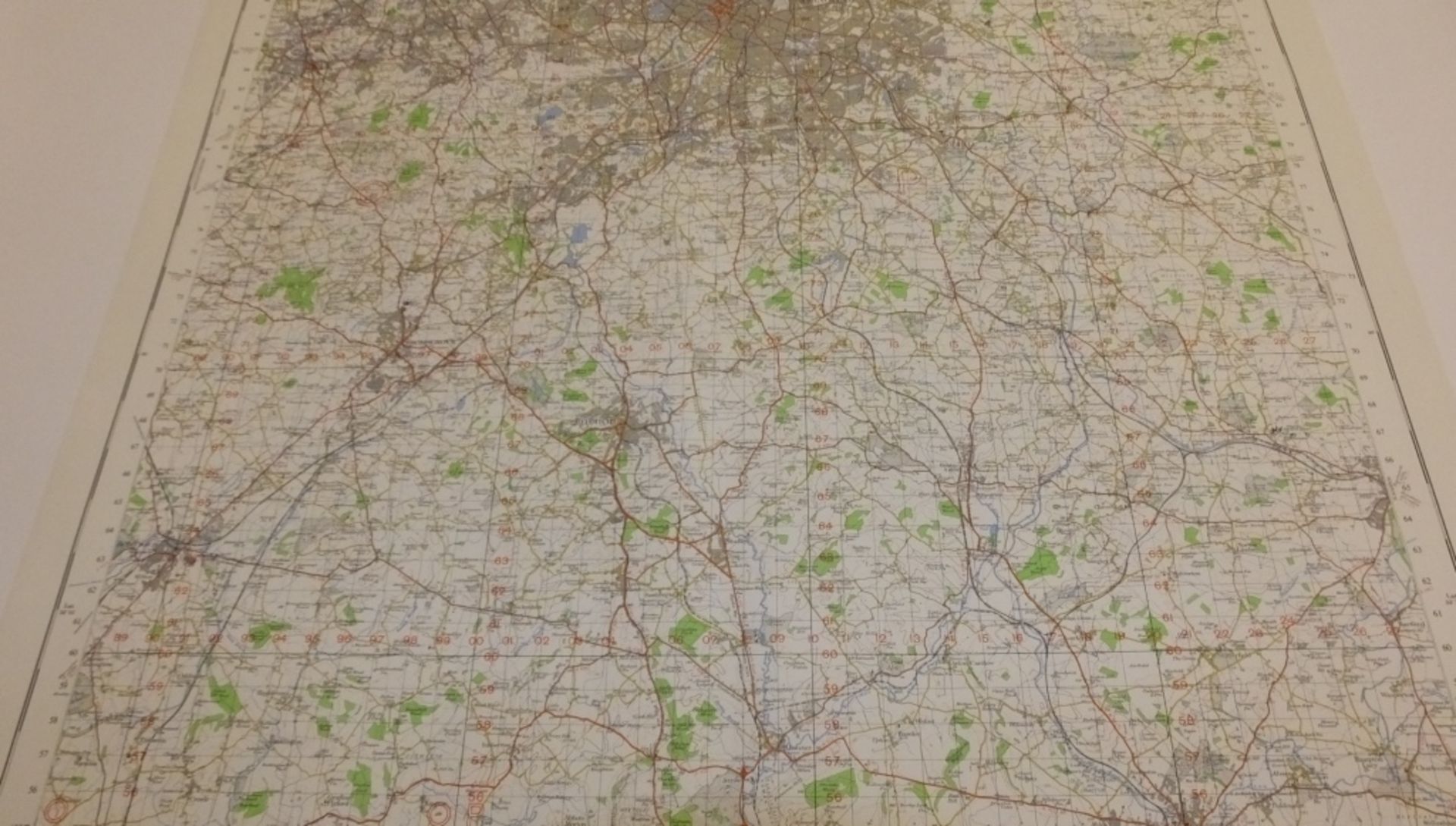 17x ENGLAND & WALES MAP BIRMINGHAM 1INCH 1MILE 1960 7TH SERIES 3GSGS SHEET 131 - Bild 4 aus 5