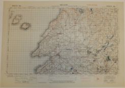 25x IRELAND MAP 1INCH 1MILE 1940 3RD EDITION 4136 GSGS SHEET 346 ENNISTIMON