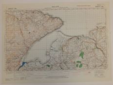 28x IRELAND MAP 1INCH 1MILE 1942 3RD EDITION 4136 GSGS SHEET 304 COLERAINE