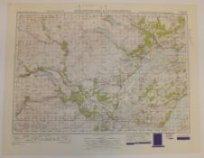 28x SCOTLAND MAP STRATHPEFFER INVERGORDAN 1INCH 1MILE 1949 POPULAR EDITON 4639GSGS SHEET 2