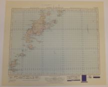 30x SCOTLAND MAP BARRA MINGULAY 1INCH 1MILE 1949 POPULAR EDITION 4639GSGS SHEET 33