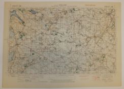 29x IRELAND MAP 1INCH 1MILE 1942 3RD EDITION 4136 GSGS SHEET 338 KILLUCAN / RATHWIRE