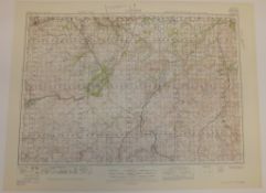 34x SCOTLAND MAP LANARK 1INCH 1MILE 1958 1ST EDITION 4639GSGS SHEET 79