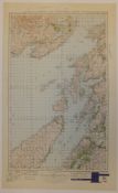 28x SCOTLAND MAP NORTH JURA FIRTH OF LORNE 1INCH 1MILE 1945 POPULAR EDITION 4639 GSGS SHEE