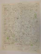 31x ENGLAND & WALES MAP BANBURY 1INCH 1MILE 1954 7TH SERIES 2GSGS SHEET 145