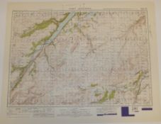 30x SCOTLAND MAP FORT AUGUSTUS 1INCH 1MILE 1949 POPULAR EDITION 4639GSGS SHEET 42