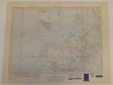 29x SCOTLAND MAP SOLLAS 1INCH 1MILE 1949 POPULAR EDITION 4639GSGS SHEET 22