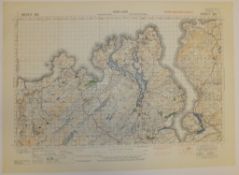 29x IRELAND MAP 1INCH 1MILE 1942 3RD EDITION 4136 GSGS SHEET 302 RATHMELTON