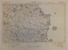 29x IRELAND MAP 1INCH 1MILE 1942 3RD EDITION 4136 GSGS SHEET 339 LAMBAY ISLAND