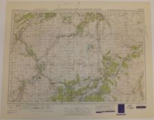 29x SCOTLAND MAP GRANTOWN ON SPEY STRATH DEARN 1INCH 1MILE 1949 POPULAR EDITION 4639GSGS S