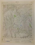 23x ENGLAND & WALES MAP BRECON 1INCH 1MILE 1958 7TH SERIES 3GSGS SHEET 141