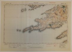 28x IRELAND MAP 1INCH 1MILE 1942 3RD EDITION 4136 GSGS SHEET 372 CASTLETOWN-BEARHAVEN