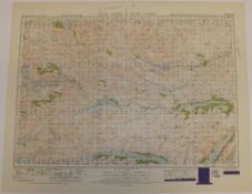 29x SCOTLAND MAP GLEN SHIEL GLANGARRY 1INCH 1MILE 1949 POPULAR EDITION 4639GSGS SHEET 41