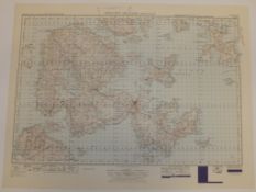 29x SCOTLAND MAP ORKNEY ISLAND MAINLAND 1INCH 1MILE 1950 POPULAR EDITION 4639GSGS SHEET 6