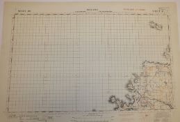25x IRELAND MAP 1INCH 1MILE 1942 3RD EDITION 4136 GSGS SHEET 301 TORY ISLAND