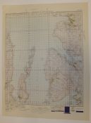 30x SCOTLAND MAP RAASAY APPLECROSS 1INCH 1MILE 1949 POPULAR EDITION 4639 GSGS SHEET 25