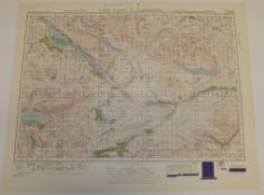 29x SCOTLAND MAP LOCH MAREE ACHNASHEEN 1INCH 1MILE 1949 POPULAR EDITION 4639GSGS SHEET 26