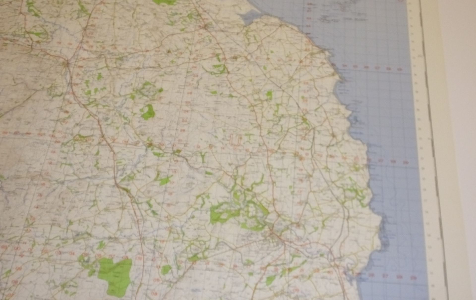 28x ENGLAND & WALES MAP ALNWICK 1INCH 1 MILE 1960 1960 7TH SERIES 3-GSGS SHEET 71 - Bild 4 aus 4