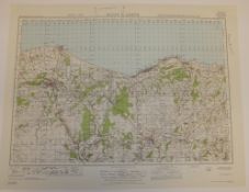 29x SCOTLAND MAP ELGIN KEITH 1INCH 1MILE 1957 1ST EDITION 4639GSGS SHEET 29