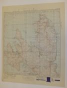 28x SCOTLAND MAP PORTREE DUNVEGAN 1INCH 1MILE 1949 POPULAR EDITION 4639GSGS SHEET 24