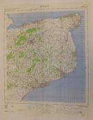 8x ENGLAND & WALES MAP EAST KENT 1INCH 1MILE 1960 7TH SERIES 3GSGS SHEET 173