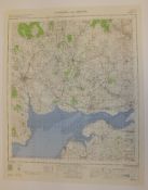 27x ENGLAND & WALES MAP DUMFRIES GRETNA 1INCH 1MILE 1961 7TH SERIES 1-GSGS SHEET 75