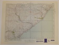 30x SCOTLAND MAP HELMSDALE 1INCH 1MILE 1949 POPULAR EDITON 4639GSGS SHEET 17