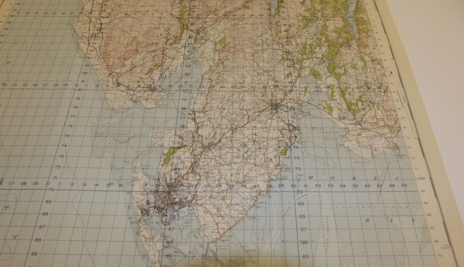 28x ENGLAND & WALES MAP BARROW IN FURNESS 1INCH 1MILE 1952 2ND EDITION 4620GSGS SHEET 88 - Bild 3 aus 4