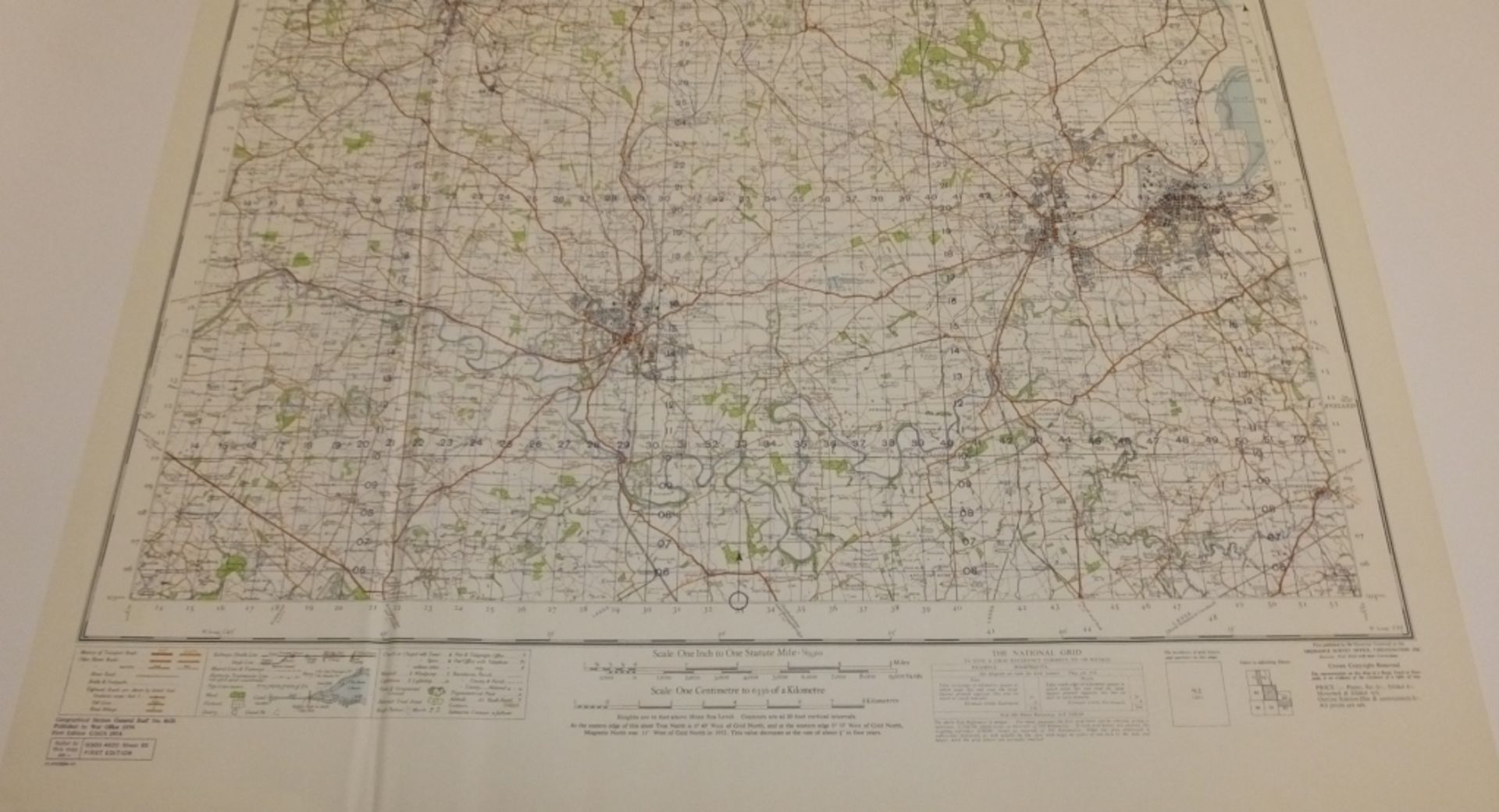 26x ENGLAND & WALES MAP DURHAM 1INCH 1MILE 1954 1ST EDITION 4620GSGS SHEET 85 - Bild 4 aus 4