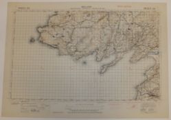 27x IRELAND MAP 1INCH 1MILE 1942 3RD EDITION 4136 GSGS SHEET 310 DONEGAL BAY