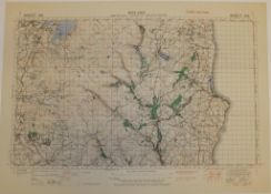 28x IRELAND MAP 1INCH 1MILE 1942 3RD EDITION 4136 GSGS SHEET 350 WICKLOW