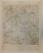 24x ENGLAND & WALES MAP HUDDERSFIELD 1INCH 1MILE 7TH SERIES 3GSGS SHEET 102