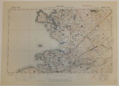 28x IRELAND MAP 1INCH 1MILE 1942 3RD EDITION 4136 GSGS SHEET 306 GLENTIES