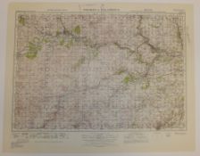 29x SCOTLAND MAP PEEBLES GALASHIELS 1INCH 1MILE 1953 2ND EDITION 4639 GSGS SHEET 80