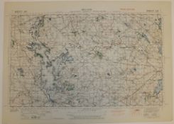 27x IRELAND MAP 1INCH 1MILE 1942 3RD EDITION 4136 GSGS SHEET 337 BALLYMAHON