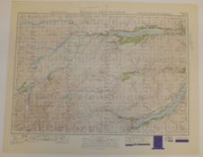 33x SCOTLAND MAP KILLIN LOCH RANNOCH 1INCH 1MILE 1949 POPULAR EDITION 4639GSGS SHEET 55