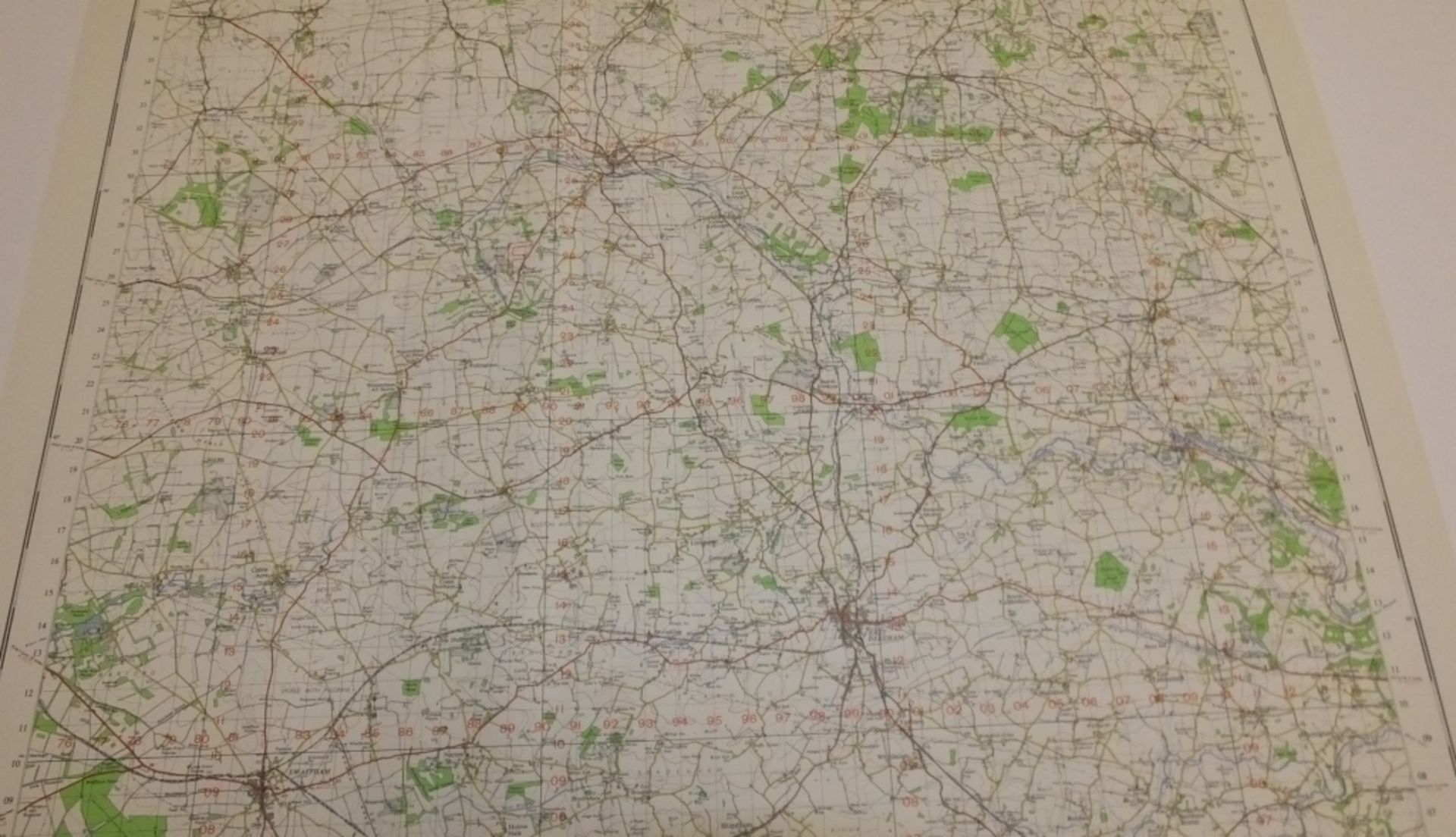 21x ENGLAND & WALES MAP FAKENHAM 1INCH 1MILE 1961 7TH SERIES 4GSGS SHEET 125 - Bild 4 aus 5