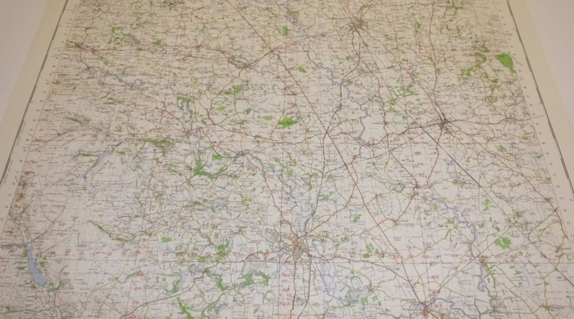 25x ENGLAND & WALES MAP RIPON 1INCH 1MILE 1960 7TH SERIES 3GSGS SHEET 91 - Bild 4 aus 4