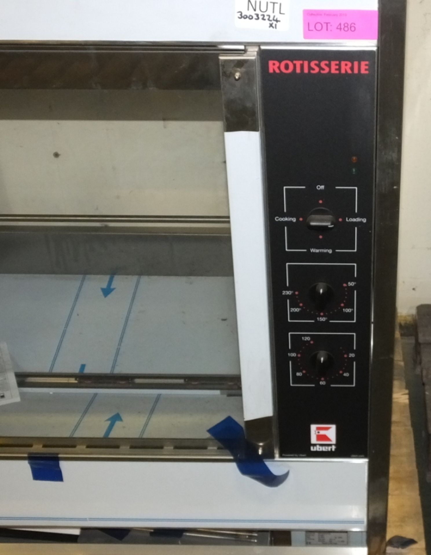 Ubert RET 307 - Compact Rotisserie oven, 1 door missing - Bild 3 aus 3