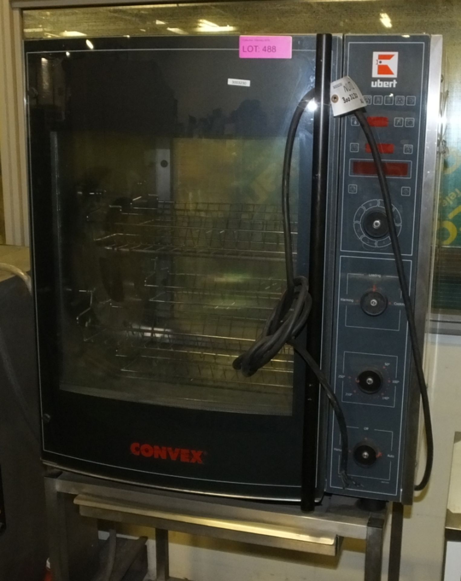 Ubert RT 505 Series Convex oven and stand - 400v 3 Phase