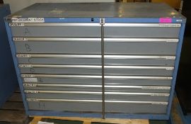 8 Drawer LIsta tool cabinet
